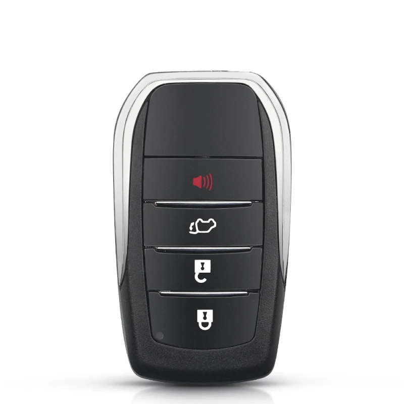 Car Key Shell Blanks Case 4 Buttons For Toyota RAV4 Corolla Highlander Crown Camry Prado Rezi