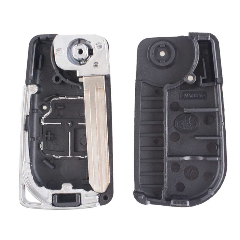 Remote Car Key Shell Folding Flip Key Case Cover For Toyota Camry Corolla Reiz RAV4 Auto Key