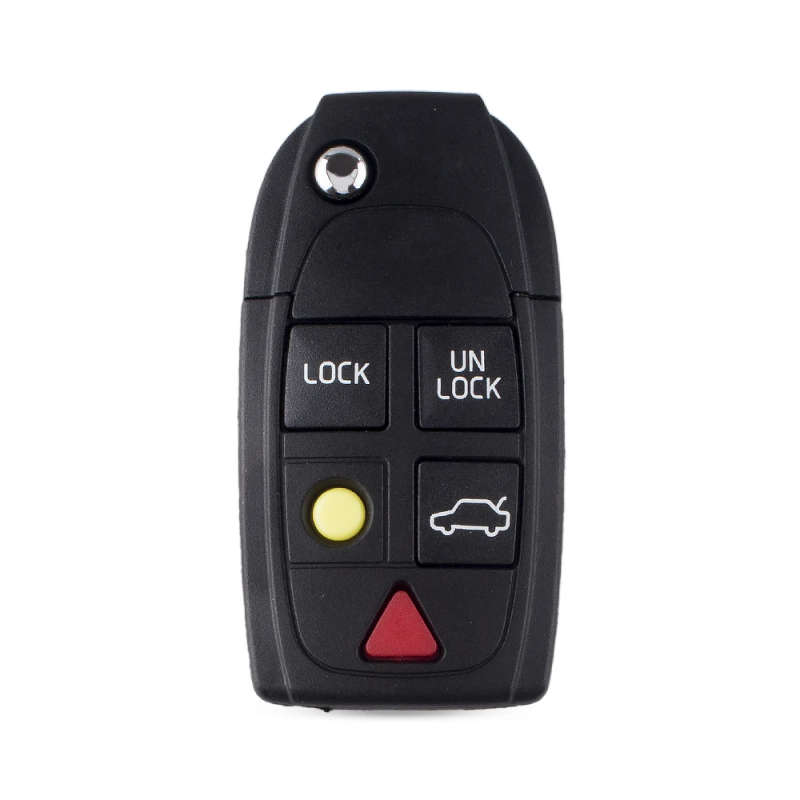 Shell Folding Flip Smart Keyless Entry Remote Key Case Fob For Volvo S80 S60 V70 XC70 XC90
