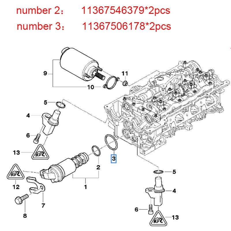 11120032224 11120028033 Cylinder Head Valve Cover Gasket For BMW E46 E90 N42 316I 318I 318Ci 316Ti