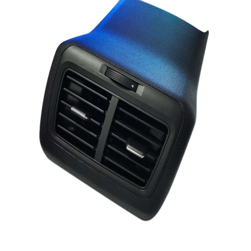 Black Rear Air Conditioning Outlet Center Armrest Air Vent Assembly for Golf 7 MK7 2013-2017