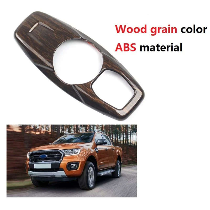 Wood Grain for Ford Ranger Everest Endeavor 2015+ Rear Reading Light Lamp Cover Trim