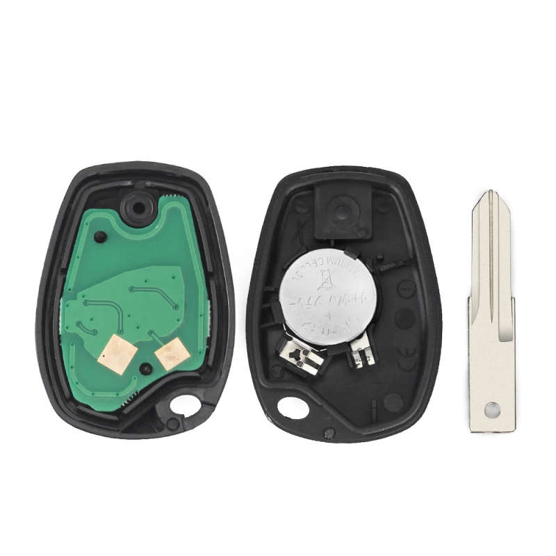 Remote Car Key 433MHz 2 buttons Keyless For Renault Megane Modus Clio Kangoo Logan Fob Case
