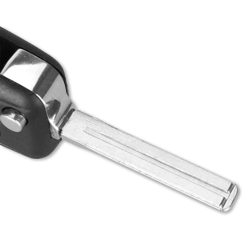 Flip Folding Remote Car Key Shell Case Fob 3 Buttons For SsangYong Korando New Actyon C200