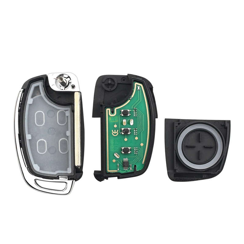 Flip Folding Remote Key 433Mhz Transponder Chip ID46 For Hyundai New IX35 IX25 IX45 Elantra Santa