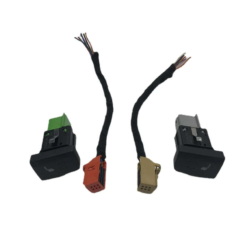 Car Seat Heater button heating Switch Control with Wiring harness For Volkswagen VW Polo 6R 6C