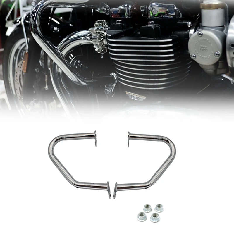 Motorcycle Bumper Engine Guard Crash Bars for Triumph Bonneville T100 T120 Bobber Thruxton