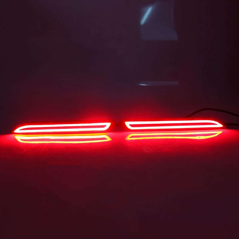 For Toyota Camry Sienna Avalon RAV4 Wish Fortuner LED Rear Bumper Fog Light Tail Brake Stop Light