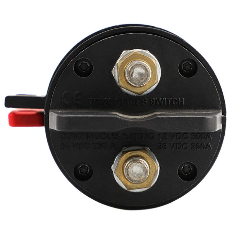 300A 12V Battery Master Switch SPST On/Off Cole Hersee Isolator Lockable Master Disconnect Switch