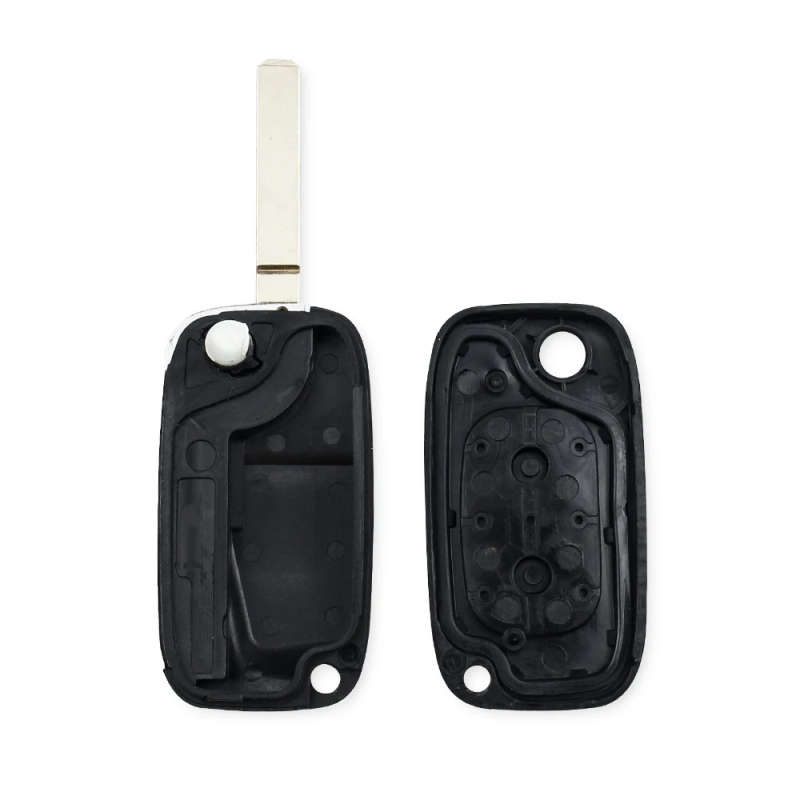 Modified Flip folding remote Car Key Cover For PEUGEOT 406 407 408 308 307 107 207 Fob Case