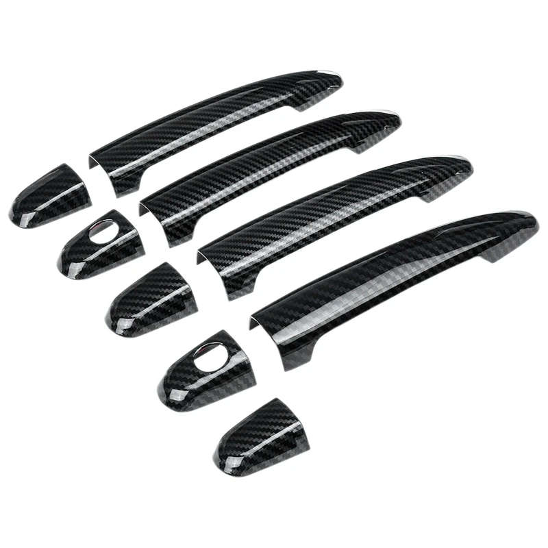 Carbon ABS 4 Door Handle Cover for Toyota Camry Corolla Highlander Yaris RAV4