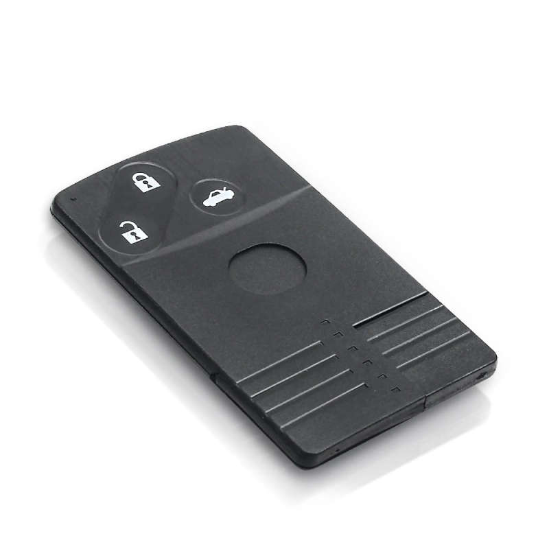 3 Buttons Smart Card Remote Key Shell Fob For Mazda 5 6 CX-7 CX-9 RX8 Miata 2004-2009