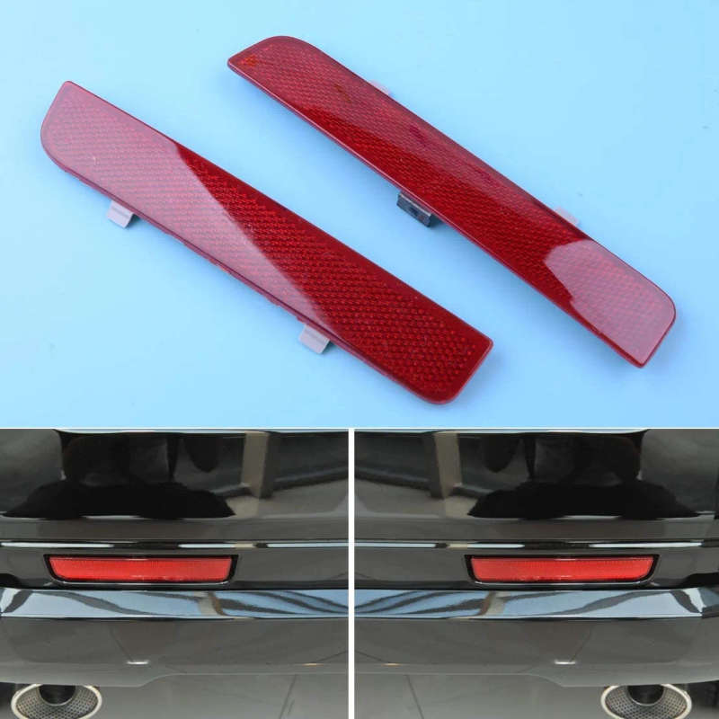 1 Pair Rear Bumper Red Reflector for Land Rover Range Rover L322 Freelander