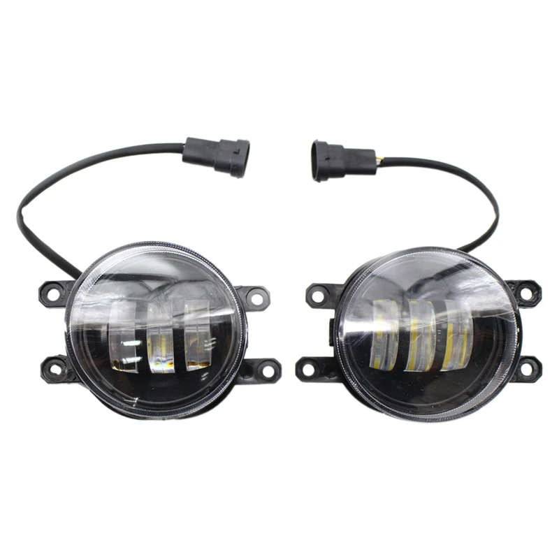 White/Yellow Dual Color 20W High Power LED Fog Light Kit Angel Eye for Lexus Toyota Scion