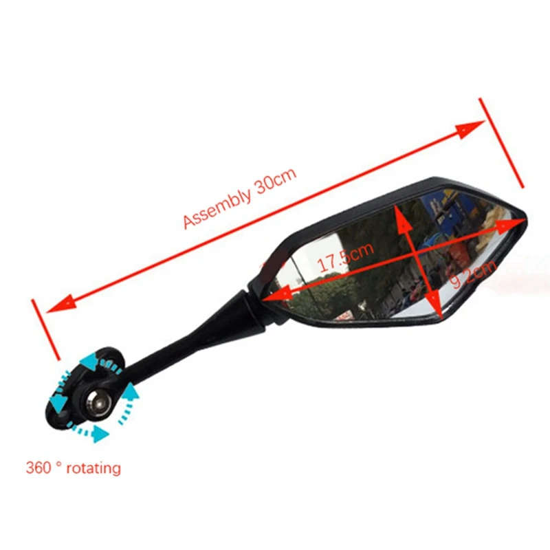 Motorcycle Rear View Mirror Motorcycle Parts for Honda CBR 600 F4 F4I 1999-06 CBR900 CBR919