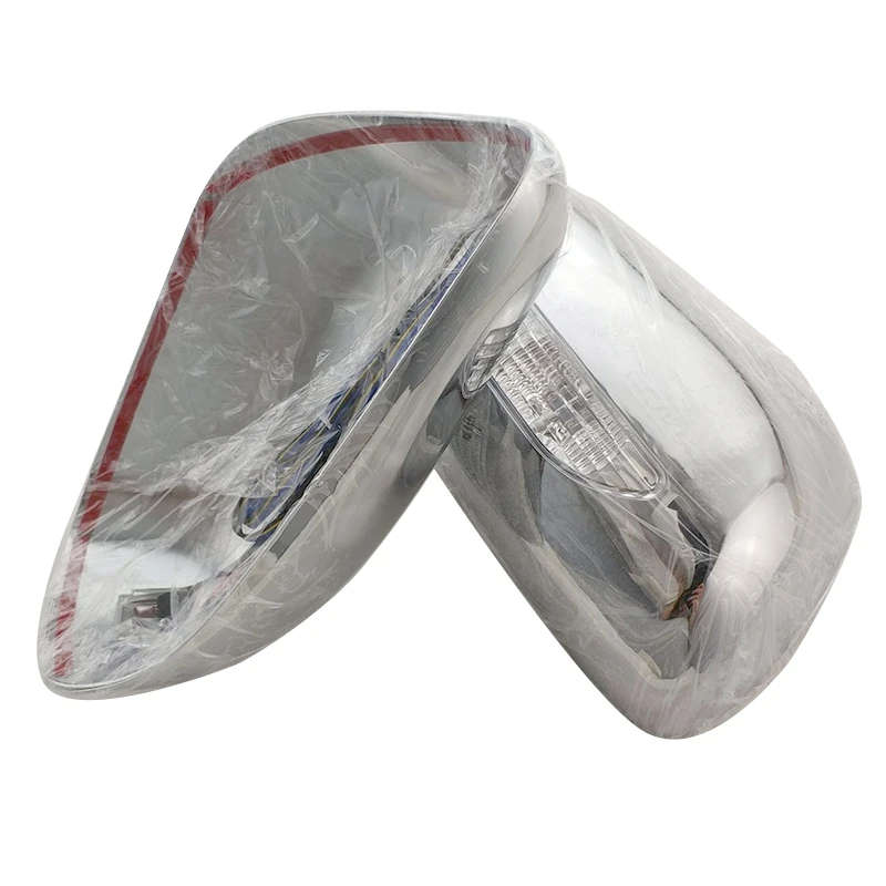 Car Chrome Side Led Light Rearview Mirror Covers Molding Trims for Toyota Corolla 2009-2013
