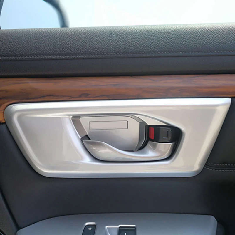 ABS Car Accessories Inner Door Handle Cover Catch Bowl Trim Bezel Frame Garnish for Honda CRV CR-V