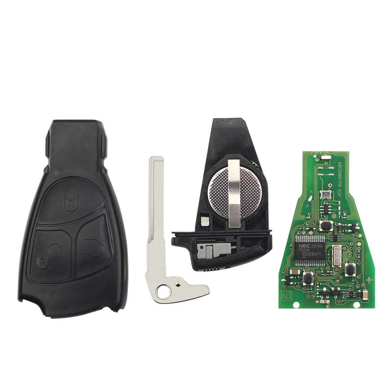 For Mercedes Benz B C E ML S CLK CL Complte Control Car Key 433Mhz Smart Key NEC Remote Key Fob