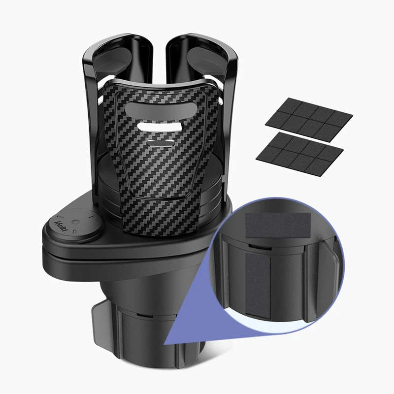 Car Cup Holder Expander Adapter Dual Cup Drink Holders Extender Insert for Car