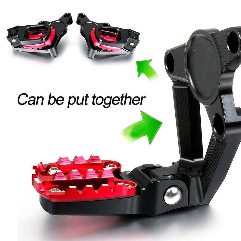 CNC Rear Footrest Motorcycle Folding Foot Pegs Pedal Passenger for HONDA XADV X-ADV 750 2017-2018