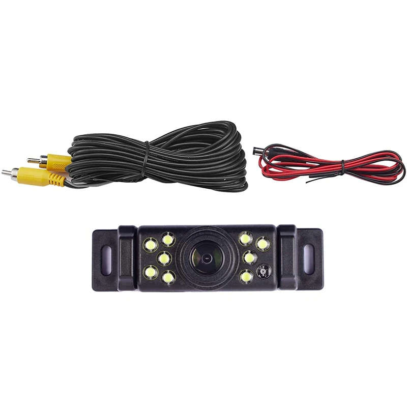 Rear View Reverse Camera with 170??Wide Angle 9 LED Lights Super Clear Night Vision