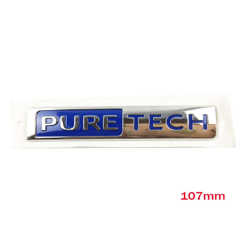 THP GT Puretech Pure Tech Emblem Tail Logo Door Fender Decal For Peugeot 206 207 208 301 307 308