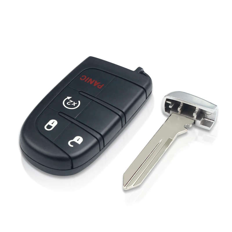 For DODGE/Chrysler/JEEP Grand Cherokee 4 Buttons Remote Car Key Fob 433MHz ID46 PCF7953 Chip