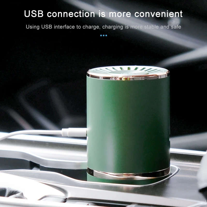 DC 5V Car Aromatherapy Table Air Purifier Smart Car Interior Air Purifier for Home, Office