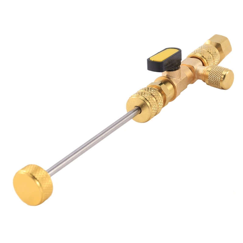 2X R410A R22 Dual Size SAE Port HVAC Valve Core Removal Installer Tool(No Gas Loss)