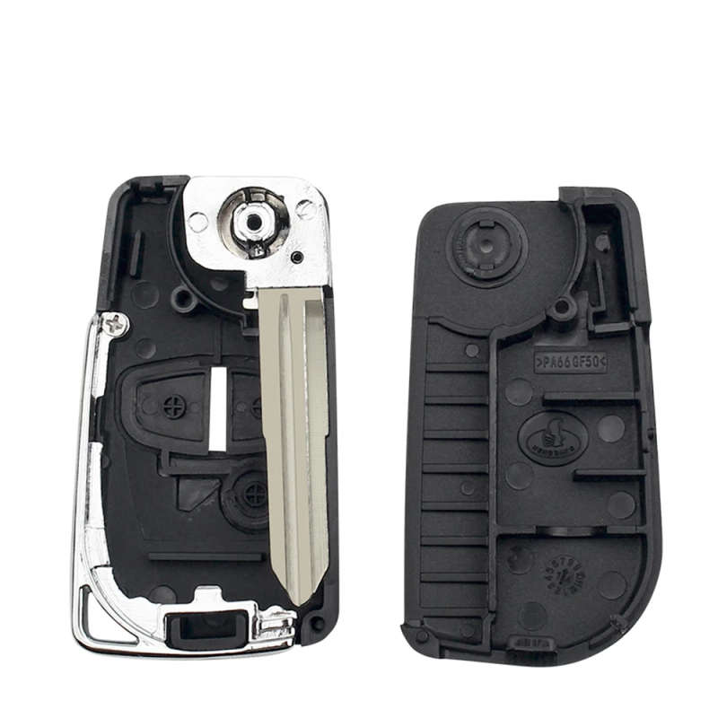 For Mitsubishi Lancer EX Evolution Grandis Outlander 3 Buttons Remote Key Shell Case(Left Groove)