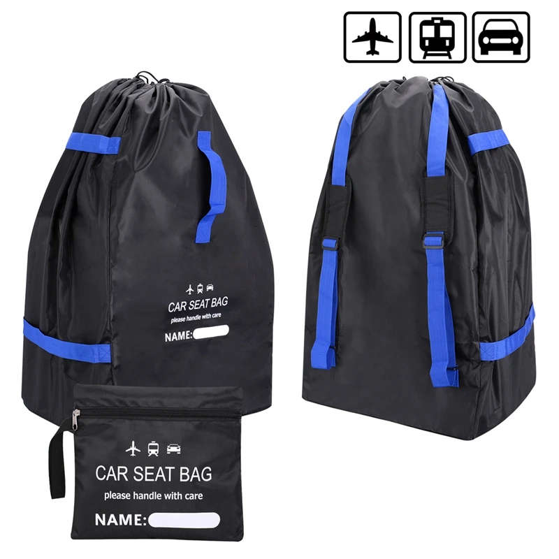Car Seat Travel Bag Waterproof Car Seat Booster Backpack Cover Easy Carry