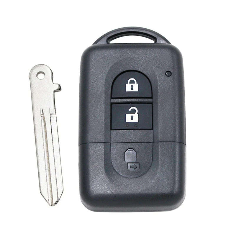 Car Keyless Entry Remote Key with 2 Button 433MHz ID46 Chip for Nissan X-Trail Qashqai Pathfinder