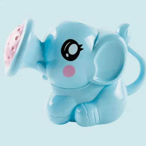 Baby Cartoon Elephant Shower Cup (Blue Colour)