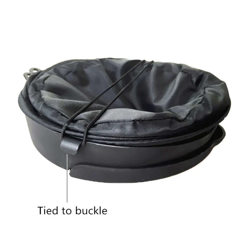 Car Garbage Bin Universal Car Foldable Hanging Type Folding Trash Garbage Storage Bin