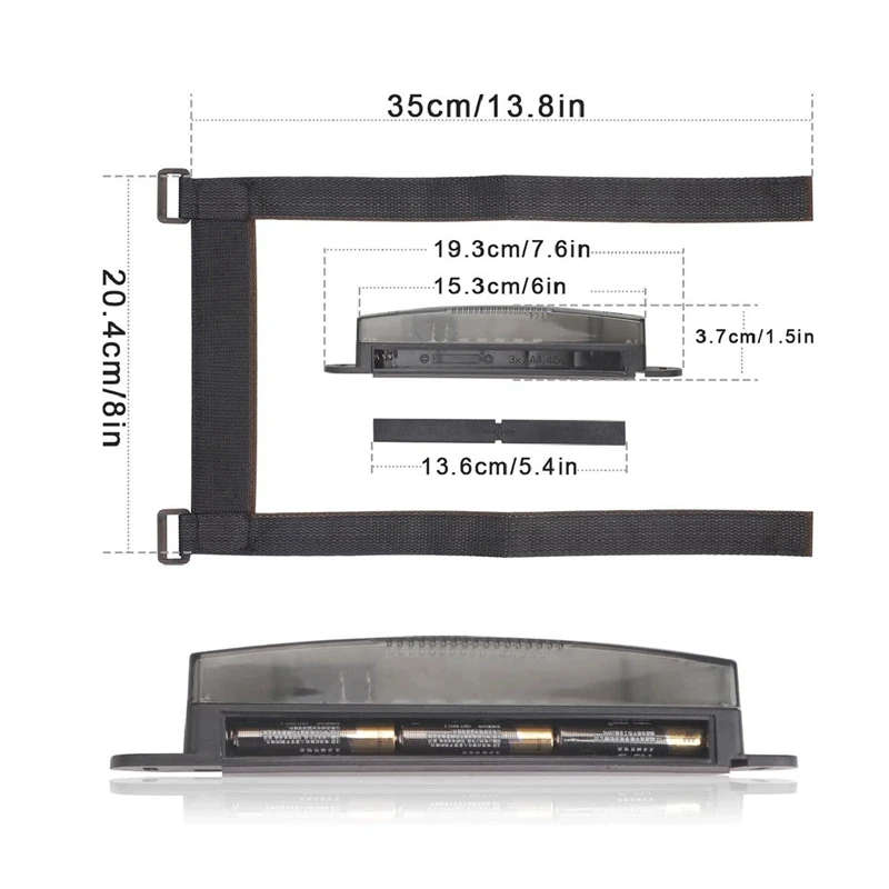 UTV ATV Interior Light, Universal Roll Bar Mount LED Light Roof Top Lamp for Polaris RZR Car