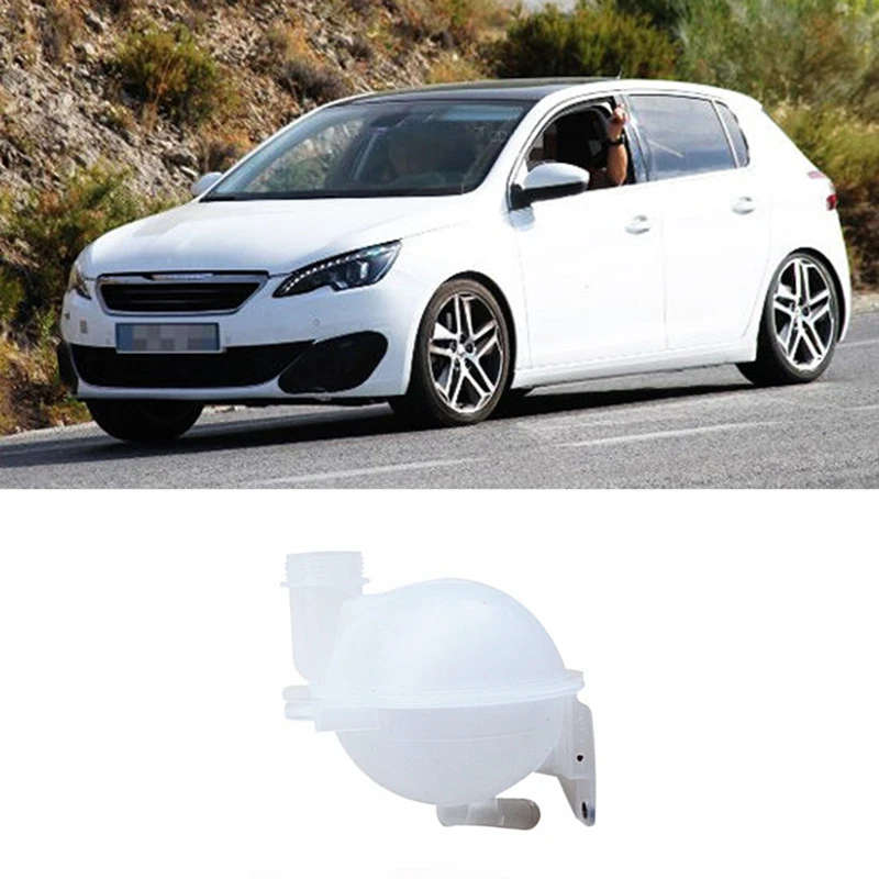 Brand New Coolant Expansion Tank Bottle for Peugeot 206 207 307 308 408 3008 301 2008 Citroen C2-4