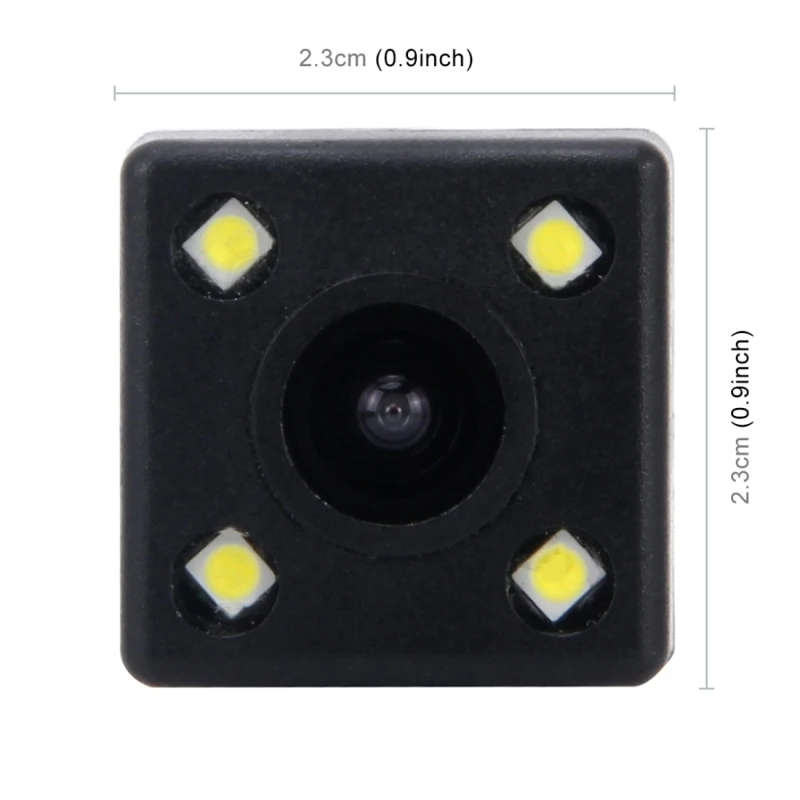 656x492 Effective Pixel HD Waterproof 4 LED Car Rear View Backup Reverse Camera for Honda City 2014
