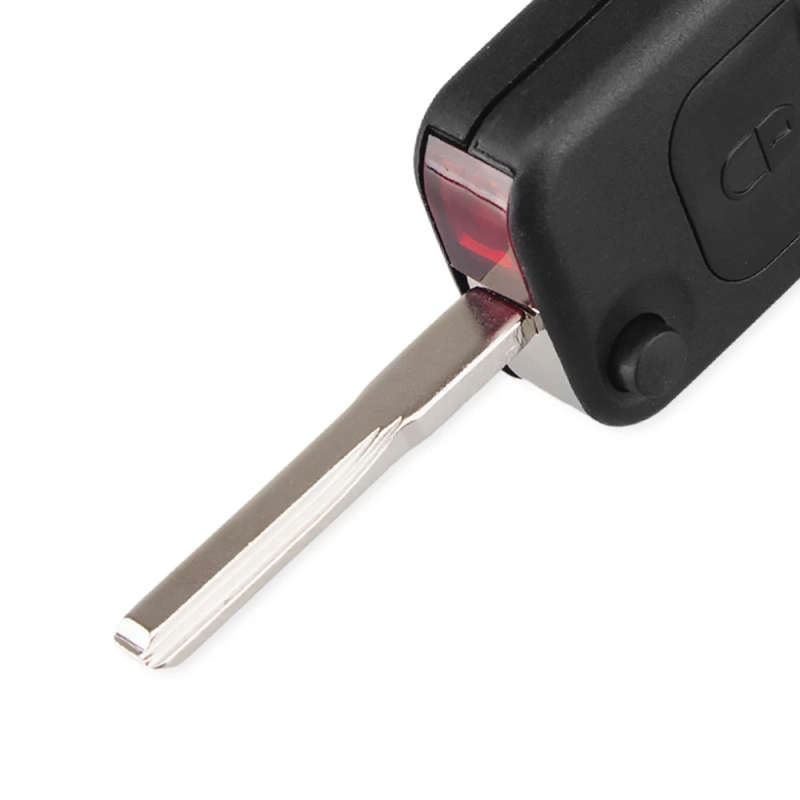 2pcs Flip Folding car Shell Remote Key Fob Case For Mercedes Benz E113 A C E S W168 W202 W203
