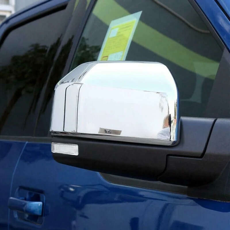 Car Rearview Side Mirror Cap for Ford F150 F-150 2015-19 Side Rear View Decoration Cover Trim