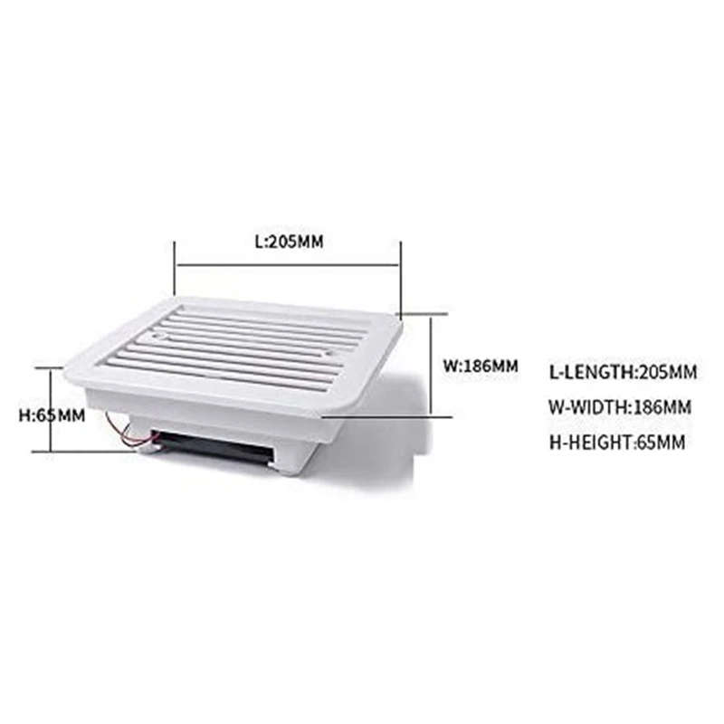 12V RV Motorhome Strong Wind Cooling Trailer Exhaust Fan Caravan Effective Ceiling Mount