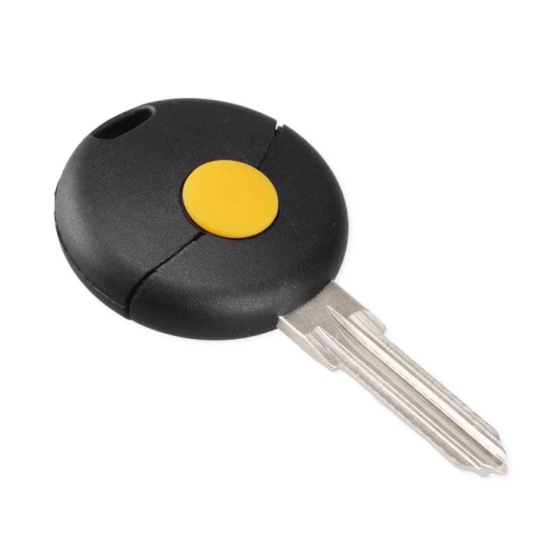 Replacement 1 Button Remote Key Keyless Case For Mercedes Benz Smart Fortwo Coupe Black