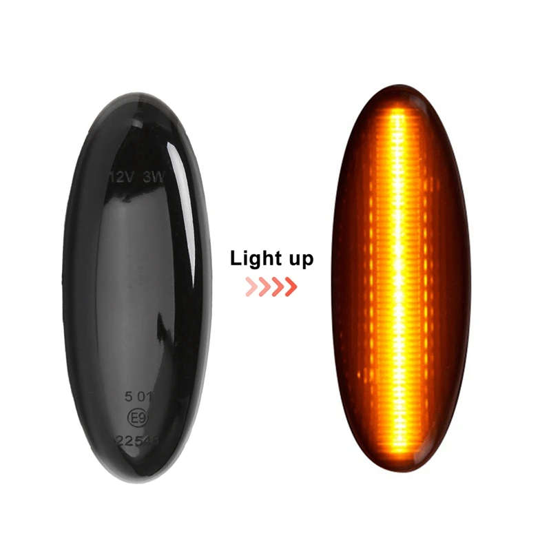 Car Side Marker Light LED Turn Signal Light for Mazda B2500 Pickup Truck 323 Tribute Protege Astina