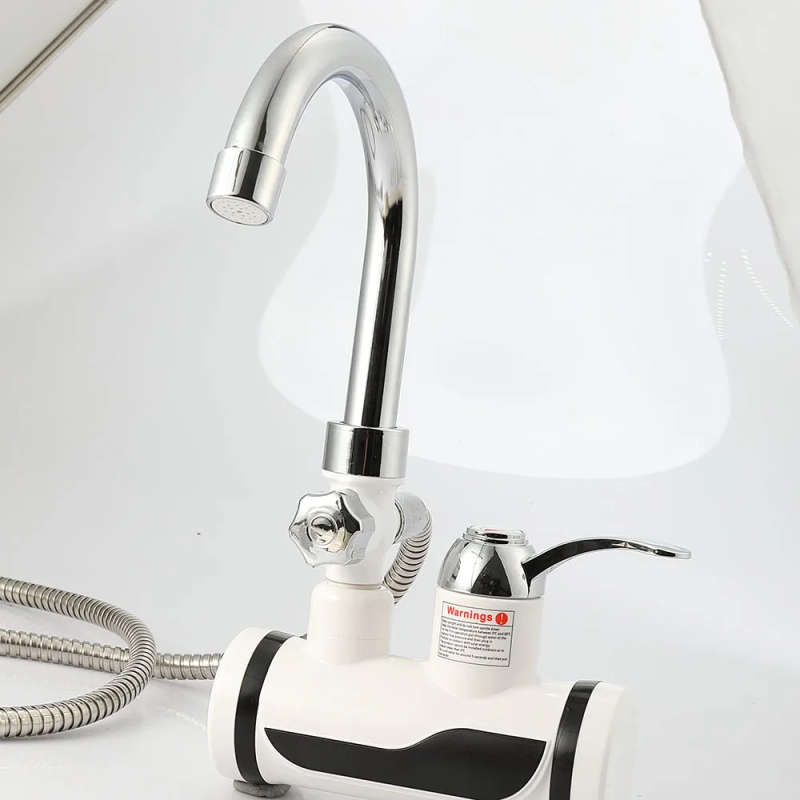 Kitchen Water Heater Tap Bathroom Instant Electric Heating Water Faucet with Shower