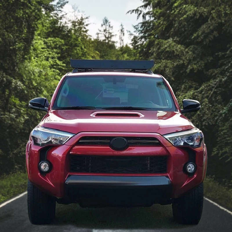 Front Center Grille Inserts Cover Trim Decoration for Toyota 4Runner 2020 2021 Exterior Accessories