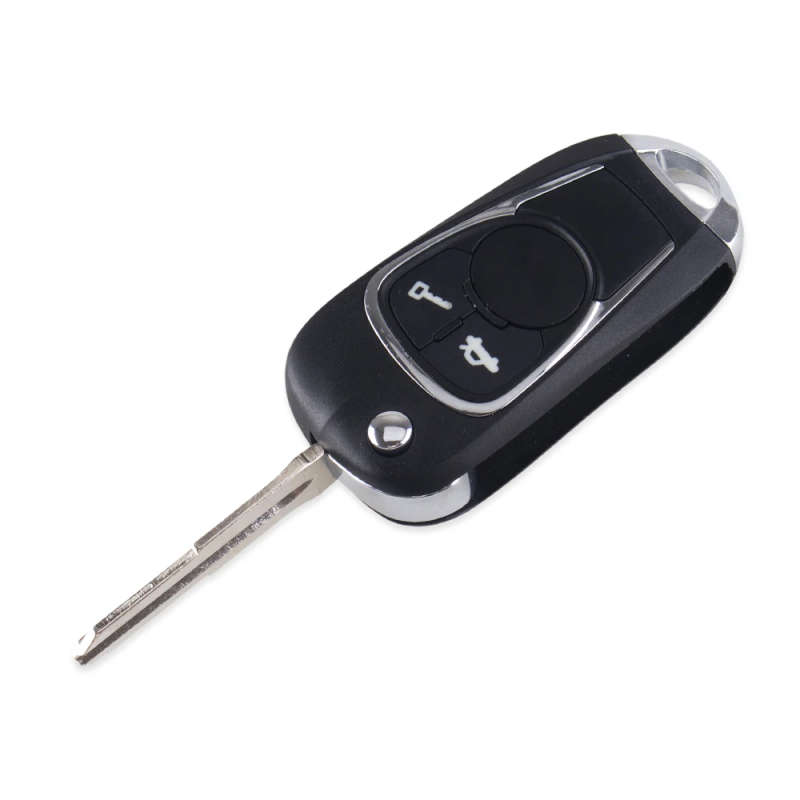 For Chevrolet Epica 2 Buttons Folding Flip Remote Key Case Shell Car Key Housing Left Blade