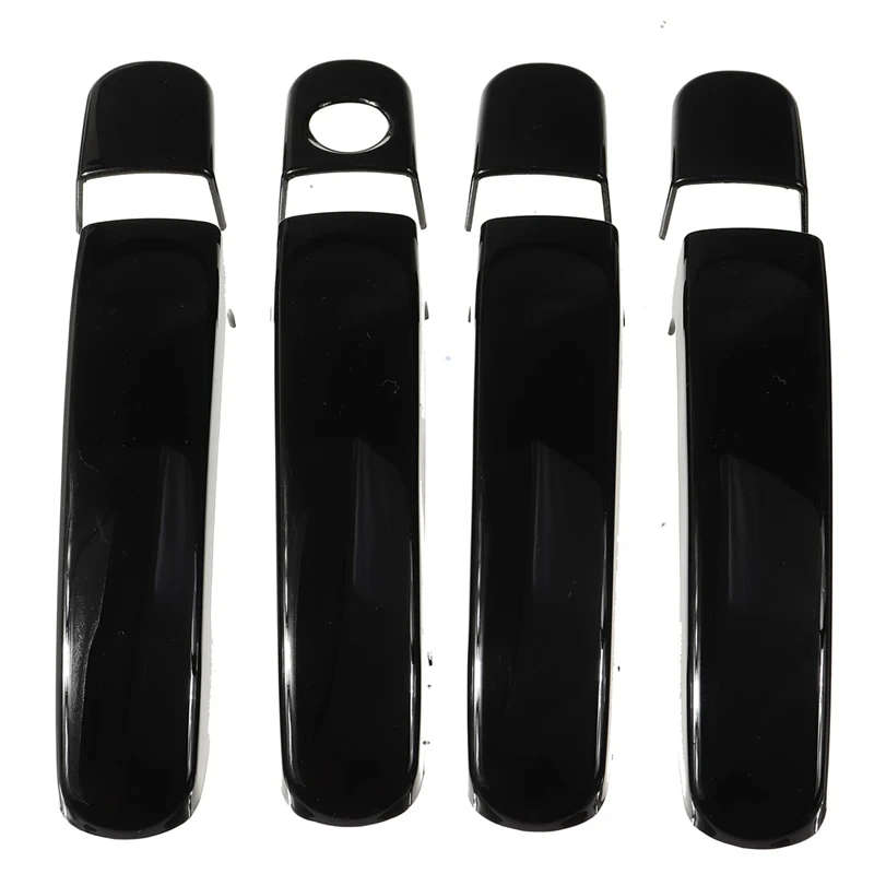8 PCS/SET Car ABS Glossy Black 4 Door Handle Covers for Ford Focus Escape Kuga Ranger 13-18