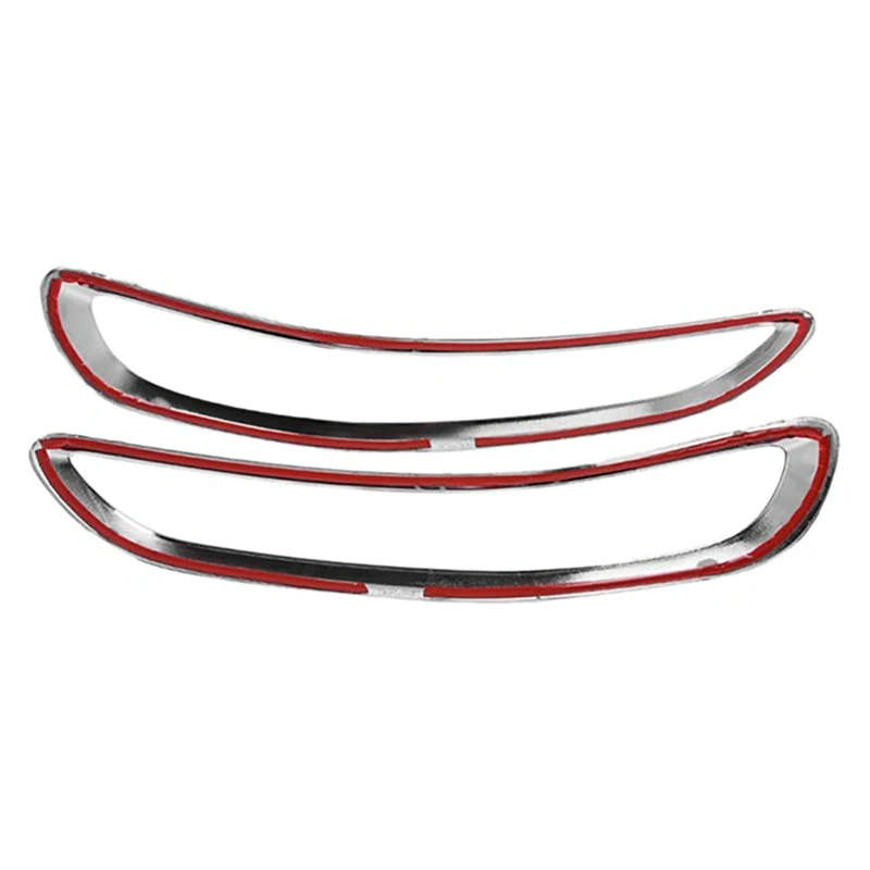 for Kia Sportage KX5 QL 2015-18 ABS Chrome Rear Reflector Fog Light Lamp Cover Trim Bezel Frame