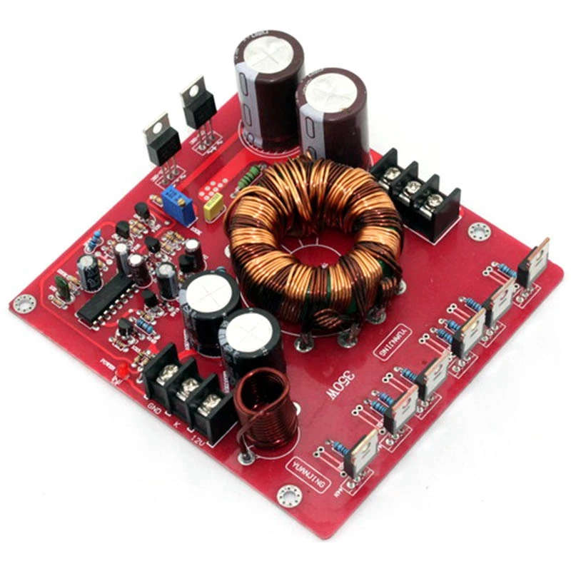 350W DC12V to Dual 28V Boost Power Supply Board for HiFi Amplifier Car Amp
