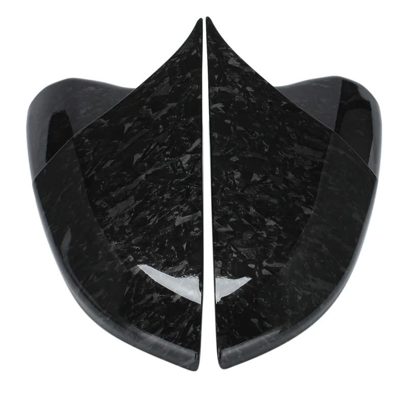 Car Forged Carbon Pattern Side Rear View Mirror Cover For Honda Civic 2016-2021