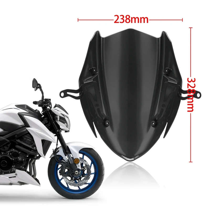 for Suzuki GSX-S750 GSXS750 GSXS 750 2017-2019 Windscreen Windshield Shield Screen